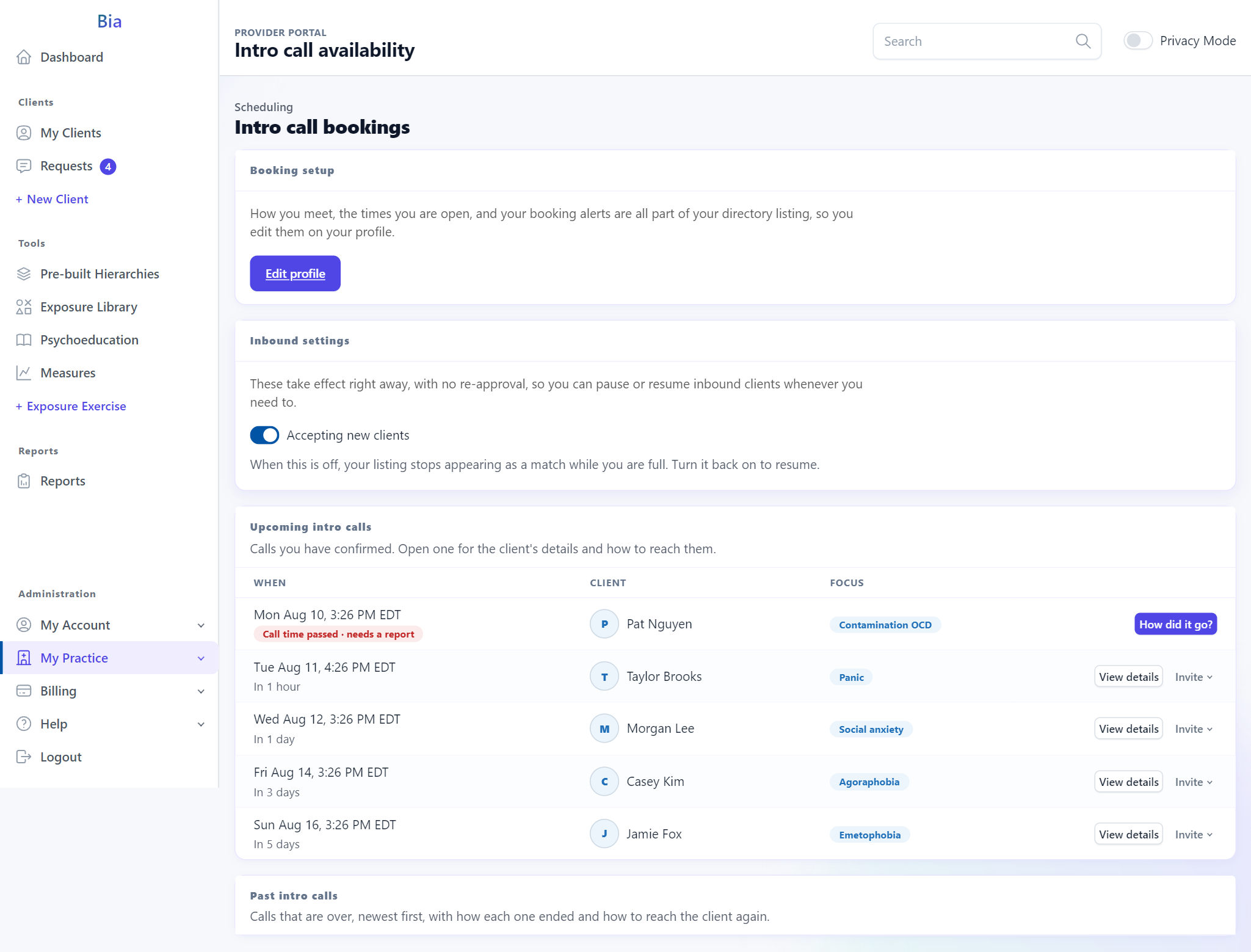 Calendar busy sync