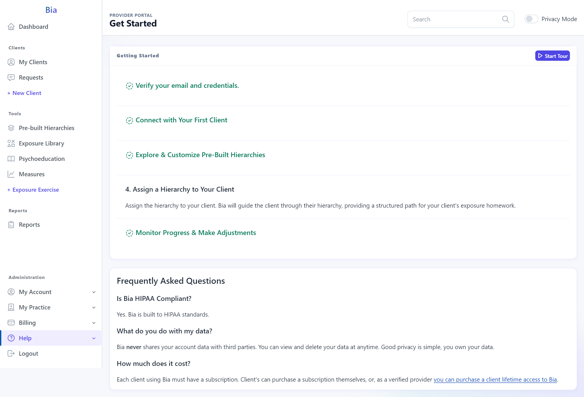 Onboarding and setup