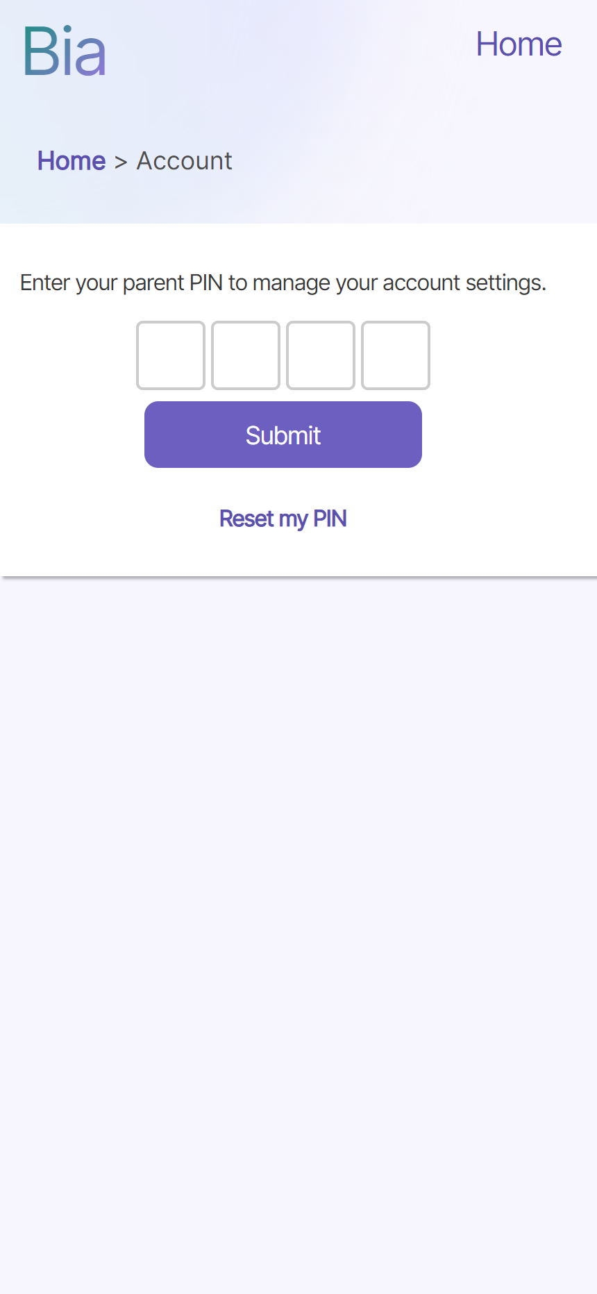 The PIN gate, on the client's phone