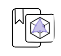 Um desenho de um gráfico de radar de seis lados com uma forma sombreada dentro